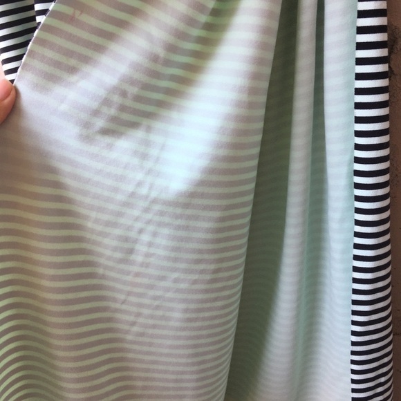 Lululemon Vinyasa Scarf Rulu Classic Stripe Mint - Picture 9 of 10